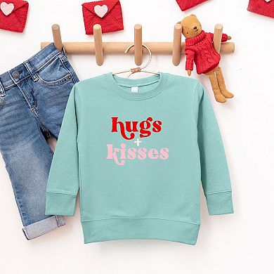 Hugs And Kisses Toddler Graphic Sweatshirt