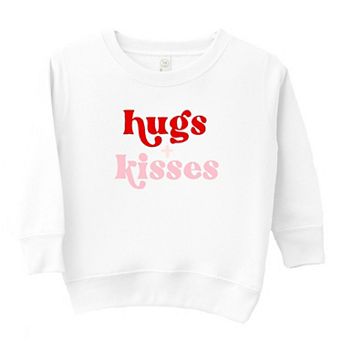 Hugs And Kisses Toddler Graphic Sweatshirt