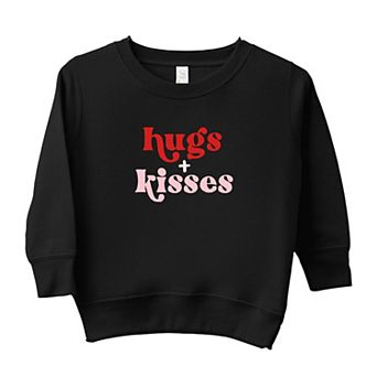 Hugs And Kisses Youth Ultra-Soft Graphic Sweatshirt