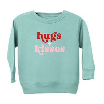 Hugs And Kisses Youth Ultra-Soft Graphic Sweatshirt