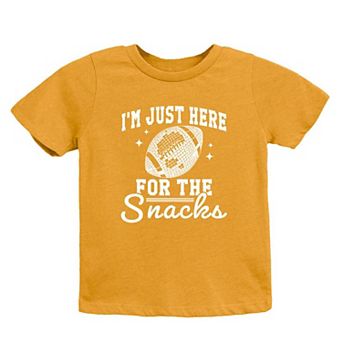 I'm Just Here For The Snacks Disco Youth Short Sleeve Graphic Tee