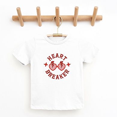 Heart Breaker Sunglasses Youth Short Sleeve Graphic Tee