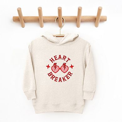 Heart Breaker Sunglasses Toddler Graphic Hoodie