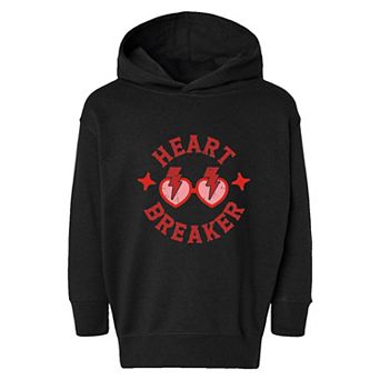 Heart Breaker Sunglasses Toddler Graphic Hoodie
