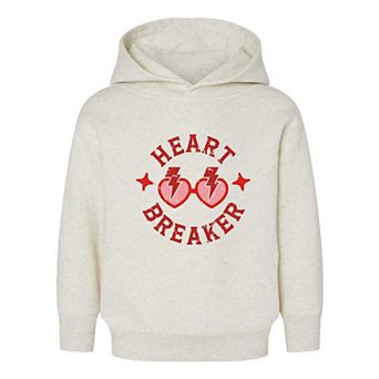 Heart Breaker Sunglasses Toddler Graphic Hoodie