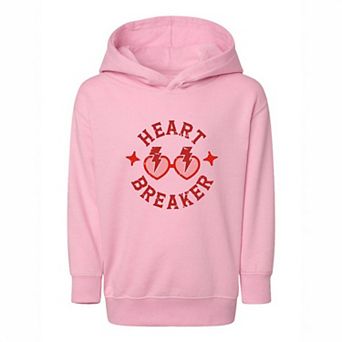 Heart Breaker Sunglasses Toddler Graphic Hoodie