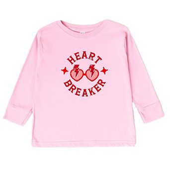 Heart Breaker Sunglasses Toddler Long Sleeve Graphic Tee