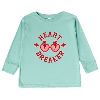 Heart Breaker Sunglasses Toddler Long Sleeve Graphic Tee
