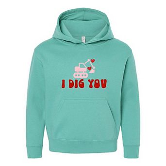 I Dig You Youth Graphic Hoodie