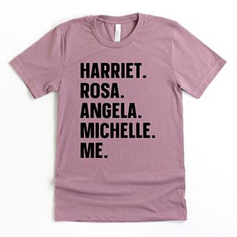 Harriet, Rosa, Angela, Michelle, Me Youth Short Sleeve Graphic Tee