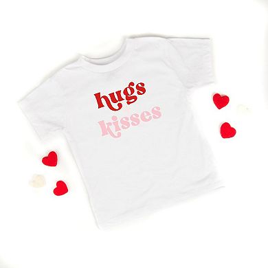 Hugs And Kisses Toddler Short Sleeve Graphic Tee