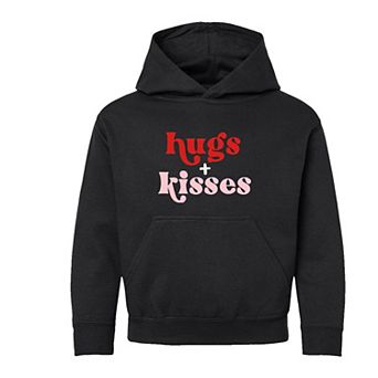 Hugs And Kisses Youth Graphic Hoodie