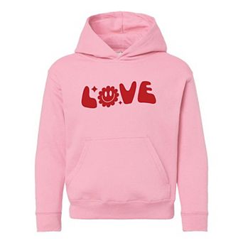 Love Flower Youth Graphic Hoodie
