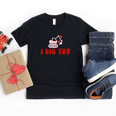I Dig You Youth Short Sleeve Graphic Tee