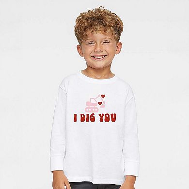 I Dig You Youth Long Sleeve Graphic Tee
