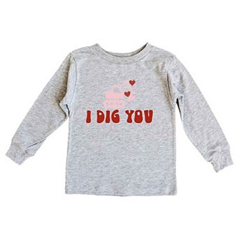 I Dig You Youth Long Sleeve Graphic Tee