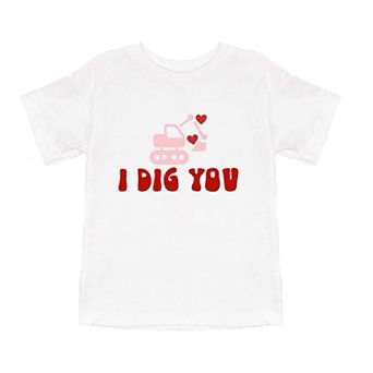 I Dig You Toddler Short Sleeve Graphic Tee
