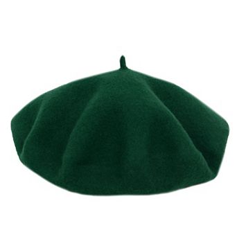 Women's Wool French Beret Hats Solid Color Classic Beanie Fall Winter