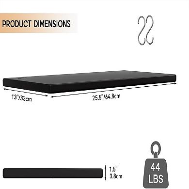 High Low Multi Functional Organizer Cabinet Shelf Black