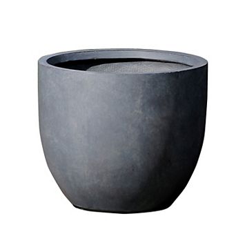 LuxenHome Round Tapered Large Indoor/Outdoor Planter