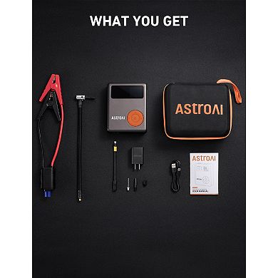 AstroAI 1750A 12V Battery Jump Starter with 150PSI Digital Tire Inflator