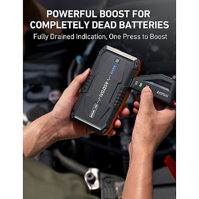AstroAI S8 Jump Starter 1500A Battery Jump Starter with 3 Modes Flashlight and Jumper Cable