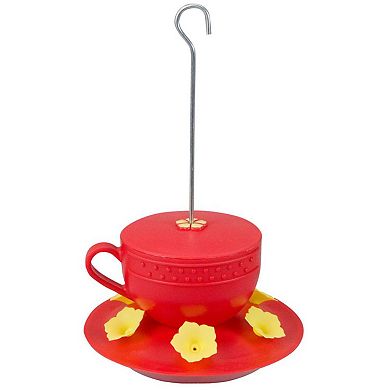 Heath Outdoor Products Plastic Sweet Tea Cup Hummingbird Feeder - 22 Oz