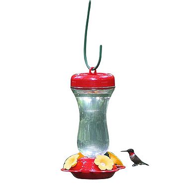 Perky-Pet Top Fill Glass Hummingbird Feeder - (16 Ounce)