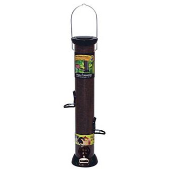 Droll Yankees Black Onyx Clever Clean Nyjer Mesh Thistle Tube Bird Feeder - 18"