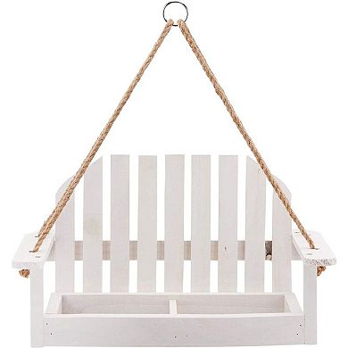 Woodlink Rustic Farmhouse Platform Swing Bird Feeder