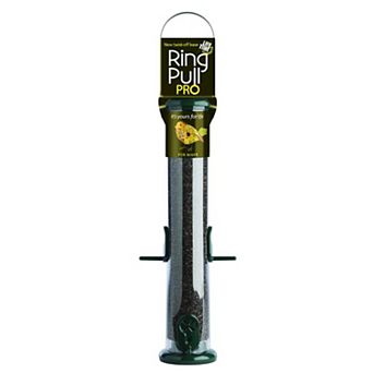 Jacobi Jayne 4 Port Ring Pull Pro Nyjer Tube Bird Feeder