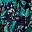 Teal Petunias Floral