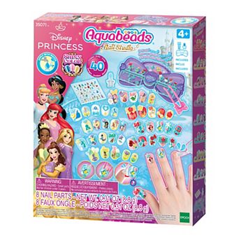 Aquabeads Disney Princess Nail Studio 40+ Designs Craft Kit