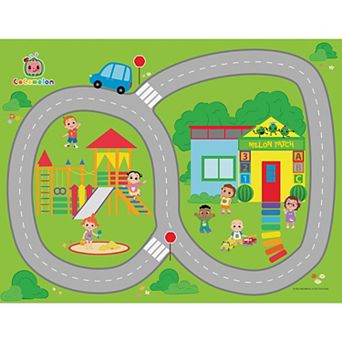 TCG Toys Imaginmat: Deluxe Cocomelon 30.5" x 20.5" Floor Playmat & Toy Car