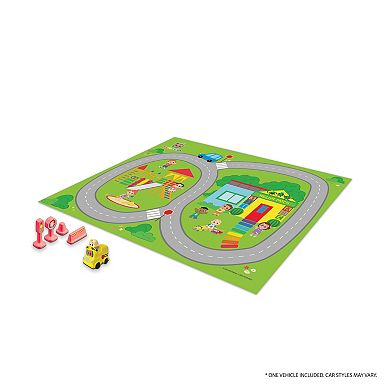 TCG Toys Imaginmat: Deluxe Cocomelon 30.5" x 20.5" Floor Playmat & Toy Car