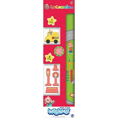TCG Toys Imaginmat: Deluxe Cocomelon 30.5" x 20.5" Floor Playmat & Toy Car