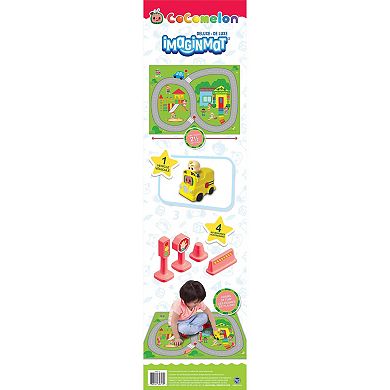 TCG Toys Imaginmat: Deluxe Cocomelon 30.5" x 20.5" Floor Playmat & Toy Car