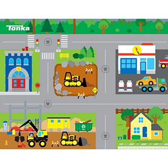 TCG Toys Imaginmat: Deluxe Tonka 30.5" x 20.5" Floor Playmat & Toy Car