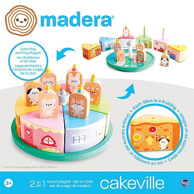 TCG Toys Madera Wood: Cakeville Playset