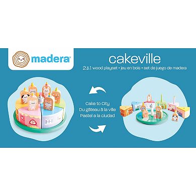 TCG Toys Madera Wood: Cakeville Playset