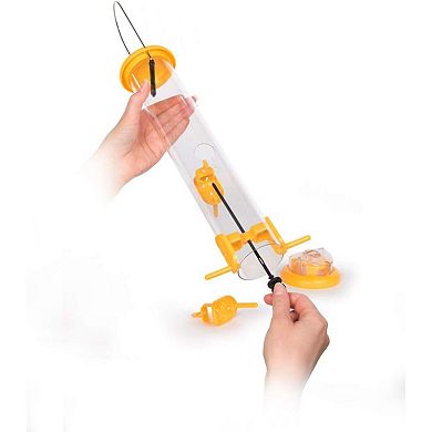 Jacobi Jayne 6 Port Ring Pull Nyjer Tube Bird Feeder