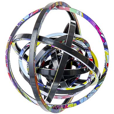 TCG Toys Spin Flip Puzzle: Abstract 2L- 14 Rings Double-Sided Puzzle