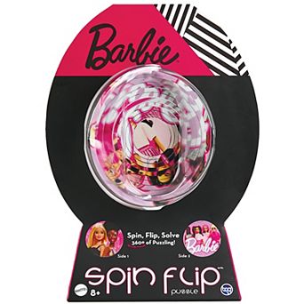 TCG Toys Spin Flip Puzzle: Barbie Glam Girls 12 Rings 2-In-1 Double-Sided Puzzle