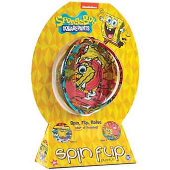TCG Toys Spin Flip Puzzle: Spongebob Graffiti 12 Rings 2-In-1 Double-Sided Puzzle