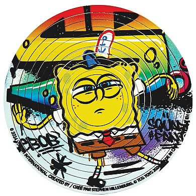 TCG Toys Spin Flip Puzzle: Spongebob Graffiti 12 Rings 2-In-1 Double-Sided Puzzle