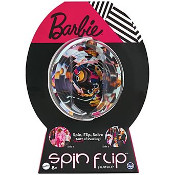 TCG Toys Spin Flip Puzzle: Barbie Fashionista 12 Rings 2-In-1 Double-Sided Puzzle