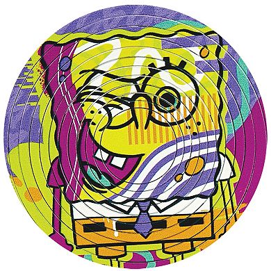 TCG Toys Spin Flip Puzzle: Spongebob & Patrick 12 Rings 2-In-1 Double-Sided Puzzle