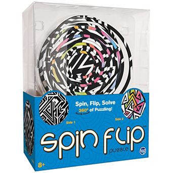 TCG Toys Spin Flip: Puzzle Abstract Fun 14 Rings 2-In-1 Double-Sided Puzzle