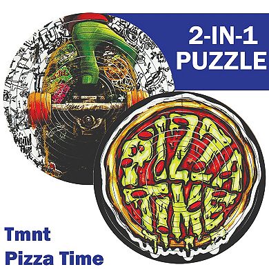 TCG Toys Spin Flip: Puzzle TMNT Pizza Time 12 Rings 2-In-1 Double-Sided Puzzle