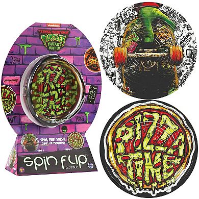 TCG Toys Spin Flip: Puzzle TMNT Pizza Time 12 Rings 2-In-1 Double-Sided Puzzle